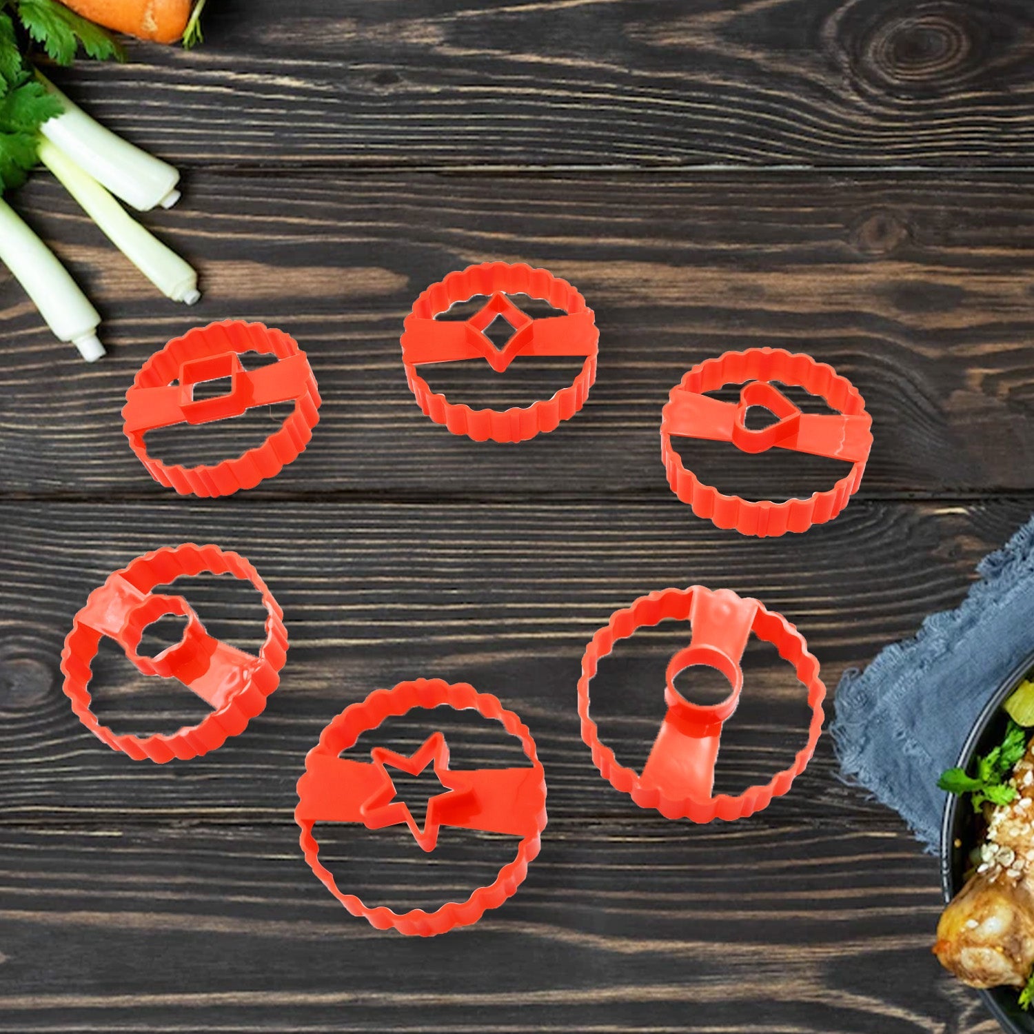 5978 Cookie Cutters Set Plastic Easter Biscuit Cutting Tool for DIY Cake Decoration Fondant Biscuit Cookie Pastry Sandwich (6 Pc Set ) 5978 Cookie Cutters Set Plastic Easter Biscuit Cutting Tool for DIY Cake Decoration Fondant Biscuit Cookie Pastry Sandwich (6 Pc Set )